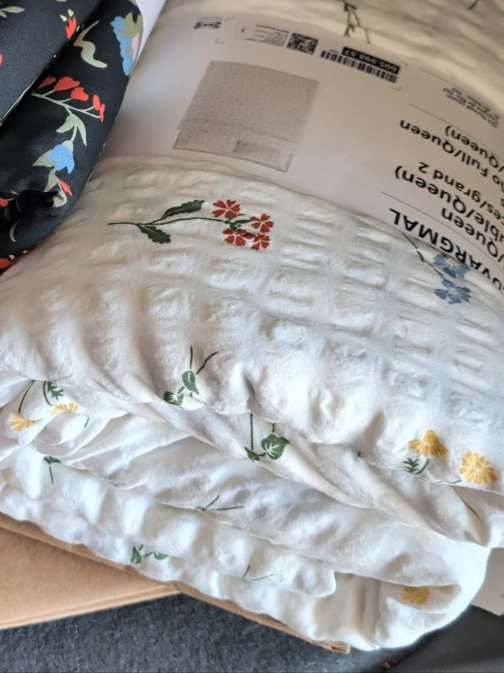 Floral Duvet Cover Set - Full/Queen Size